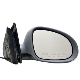 Spieg VW1321121 Passenger Side Mirror for 2006-2010 Volkswagen Passat | Right Side View Mirror Assembly with Power Adjustment Heated Puddle Lamp Manual Fold Turn Signal Light | Paint to Match 7 Pins