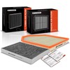 A-Premium 2-PC Engine & Cabin Air Filter with Activated Carbon