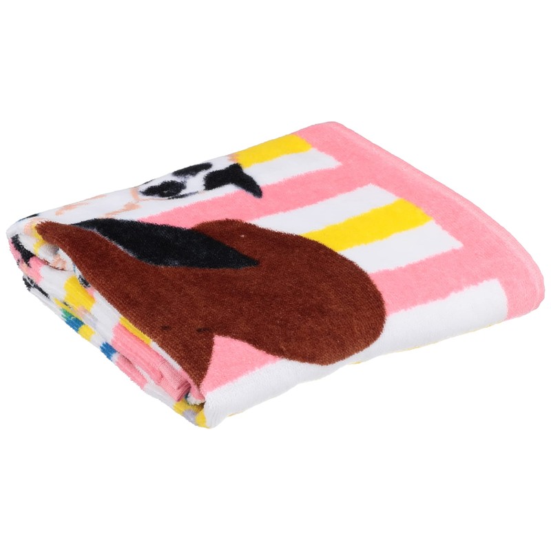 Marushin 4335010000 Junior Bath Towel, Bear's School, 15.7 x 43.3