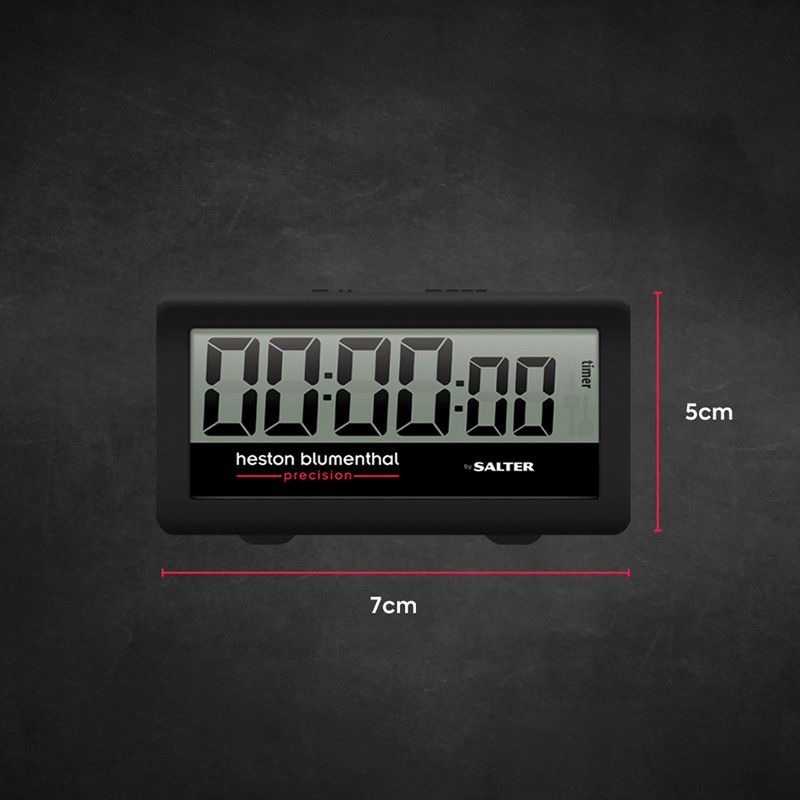 Heston Blumenthal Precision By Salter 357 HBBKXR 3-in-1 Kitchen Timer,