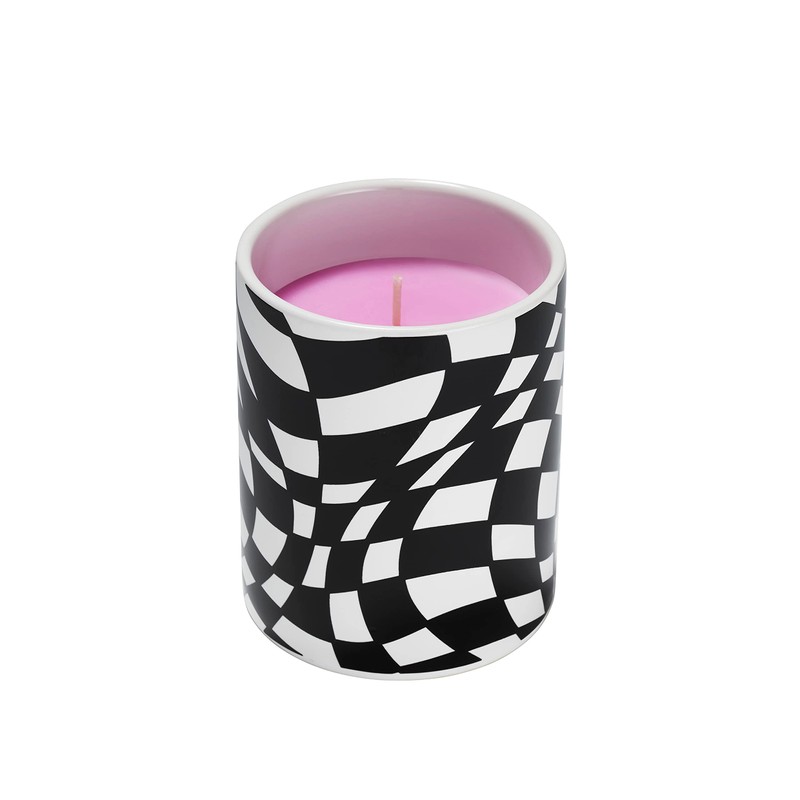 Glo Zone Slow Color-Changing Ceramic Scented Candle, 12 oz -