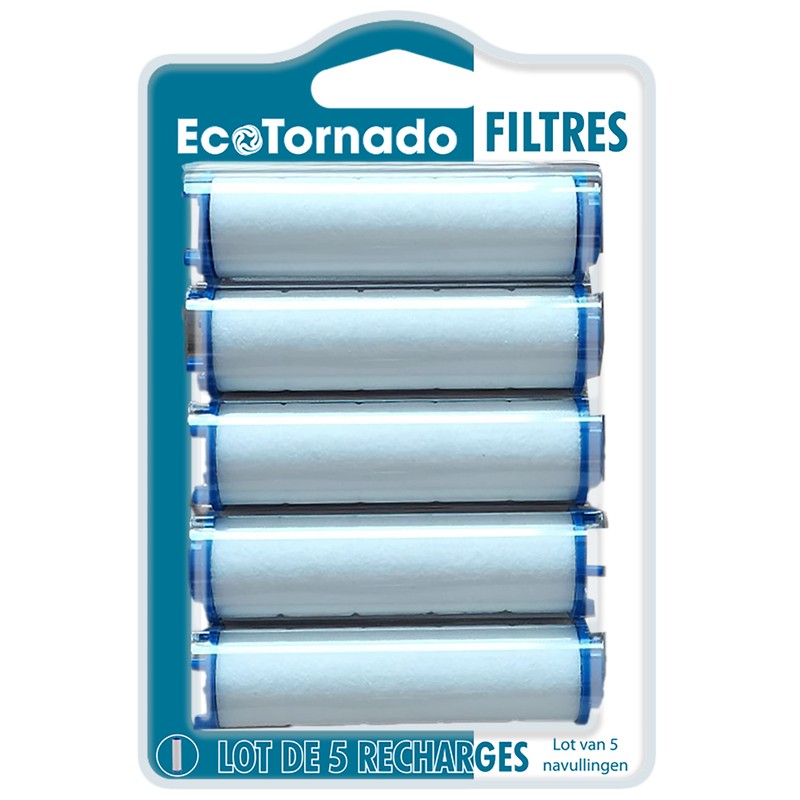 Eco Tornado 5 x Water Saving Shower Head Replacement Filter