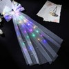 Foyte Bow Wedding Bride Veil LED Bachelorette Veils Light Up
