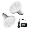 Simple Deluxe 100W 2-Pack Ceramic Heat Lamp Reptile Heat Emitter
