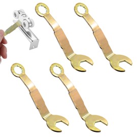 4 Pcs 3/8" Pivot Pocket Door Wrench, Bi-Fold Doors Hardware Wrench, Pocket Door Adjustment Wrenches Angled, Spanner Tool for Sliding Doors, Multi Purpose Adjustment Tool for Home or Hardware Repair