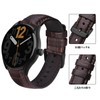 ANNEFIT Genuine Leather Watch Strap, Crocodile-Embossed Watch Band, Quick Release
