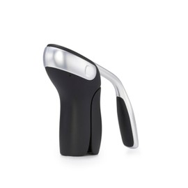 OXO Steel Vertical Lever Corkscrew with Removable Foil Cutter