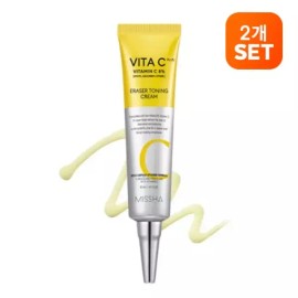 MISSHA [2개][미샤] 비타씨플러스 이레이저 토닝 크림 30ml [2 pieces] [Missha] Vita C Plus Eraser Toning Cream 30ml