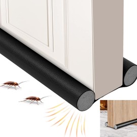 Burlete para Puerta, Protector y Guardapolvo para Puerta, 96CM Sello de Puerta, A Prueba de Polvo/Sonido/Viento/luz/Insectos, Tope Aislante para Puert