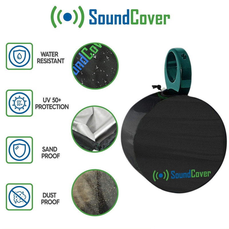 Marine Wakeboard Tower Speaker Covers for 8” Round Speakers –