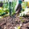 Hand 3 Prong Cultivator - Carbon Steel