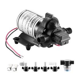 WASSERMANN RV Pump, 12V Self-priming RV Water Pressure Pump 4.0GPM 45PSI with Pressure Switch, for RV Marine Camping Yacht Garden, 12Volt DC Fresh Water Pumps RV Water Pump 2088-554-144 Replacement