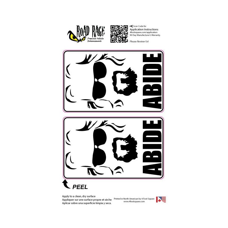 Bad Fish Custom Decals The Dude Abides Decal – Funny