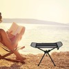 MERIGLARE Folding Foot Rest Travel Antislip Feet Leg Rest Foldable