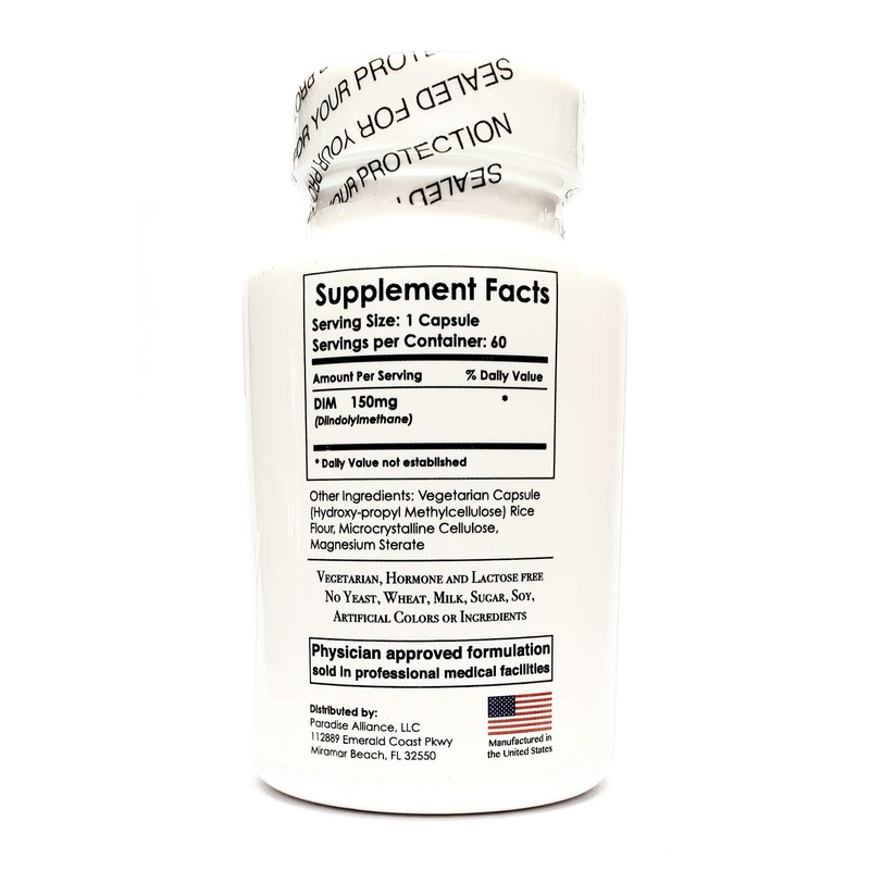 Doctor Preferred DIM (Diindolylmethane) 150mg Hormone Support, Vegetarian Capsules