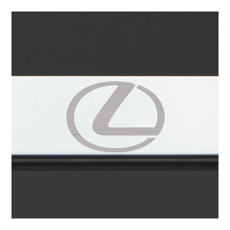 KA T304 SS Chrome Polished Lexus Logo Laser Etched Engraved
