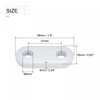 sourcing map Curtain Weights (20g), Drapery Iron Weight for Bathroom
