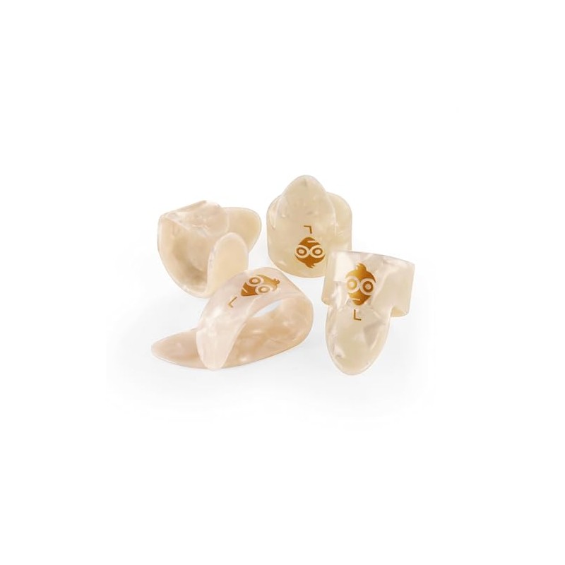 Geek Finger & Thumb Pick Set - 4 x Celluloid