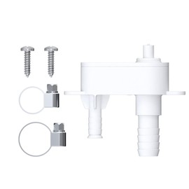 SEAFLO RV Toilet Water Inlet Valve Kit (SFRTK-003) - Fits All RV Toilets (SFRTPH-01-01, SFRTPH-01-02, SFRTPH-02-01) - Complete Kit with Screws, Clamp & Filter -