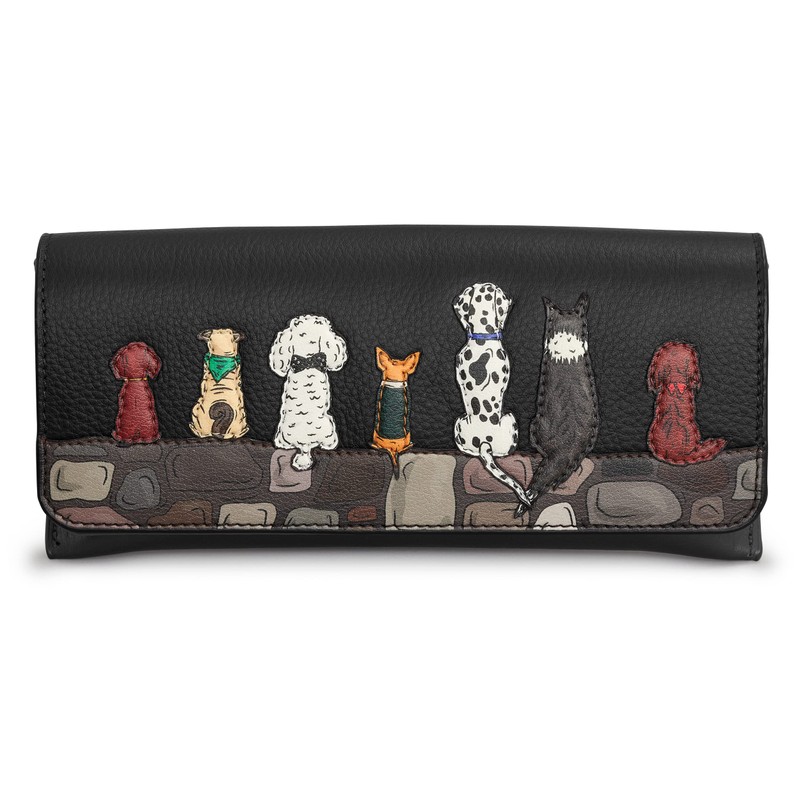 Yoshi Bark to Bark Leather Glasses Case, Sunglasses Case, Flap