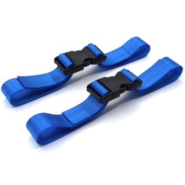 2 PACK Sternum Strap For 2 inch 3 inch 4 point 5 point UTV ATV Golf Cart Go Kart UTV harnesses Safety Harness (Blue, 2 PACK)
