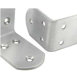 Angle Brackets, Tiberham 90 Degree Right Angle Corner Bracket, 47 x 47 x 38 mm L Shape Stainless Steel Corner Bracket, Corner Connector, Furniture Angle Connector, Angle Rack Bracket for Cabinet Table