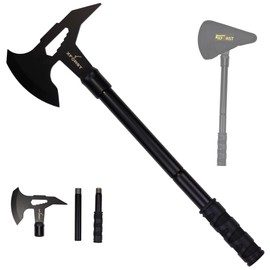 Xforst X-TM2 Axe Hatchet Hand Hatchet Splitting Axe Includes Axe Sheath Compact 3 Piece Camping Hatchet and Survival Axe with Non-Slip Handle - Ideal for Garden Outdoor Bushcraft