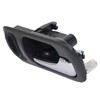 JXWNDPK Car Door Handle Interior Front Rear Right Gray Chrome