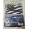 Six Foxes Thin Blue Line USA Flag 3x5 ft w/