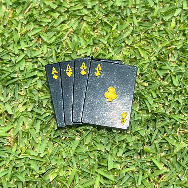Dirty Birdie Golf | Four Aces Golf Ball Marker |