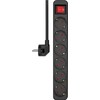 ELRO ES106 6-Way Power Strip with Switch and 1.5 m