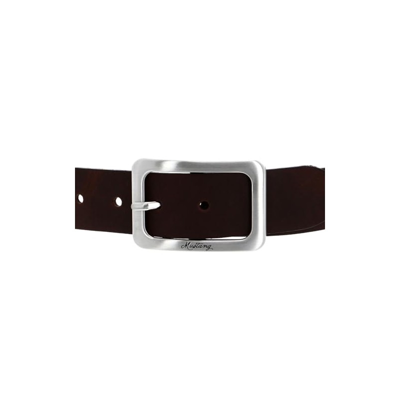 MUSTANG Women's Leather Belt 3.5 W75 Dark Brown, dark brown