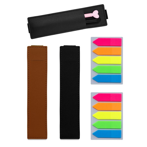 AORHOFJ 2 Pieces Elastic Pen Holder Notebook with 2 Sets