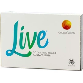 Live daily Disposable Daily Lenses Soft Pack of 30 / BC 8.6 mm / DIA 14.0 mm / -4 Dioptres