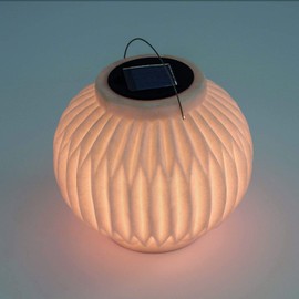 esotec Ibiza Solar Lantern Outdoor Weatherproof Sandstone Look Solar Lamp Hanging Balcony Decoration Patio Decoration LED Garden Lighting Camping Accessories Outdoor BBQ 2700 K H = 15 cm 102670