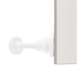 XKMT- Silicone Wall Punch Door Stopper For Protection Door Or Wall Silent Free Self Adhesive Home Accessories (Clear White) [P/N: ET-HOME002-CLEARWHITE]