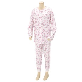 Kowa Seisakusho PA04 Easy Changing Pajamas, Women's, Pink, L