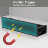 HuggieGems 4 Pack Magnetic Spice Rack Organizer for Refrigerator and