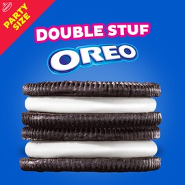 OREO Double Stuf Chocolate Sandwich Cookies, Party Size, 24.95 oz