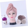 FRCOLOR 2piezas Toalla Microfibra para Cabello Gorro para Secar Alta