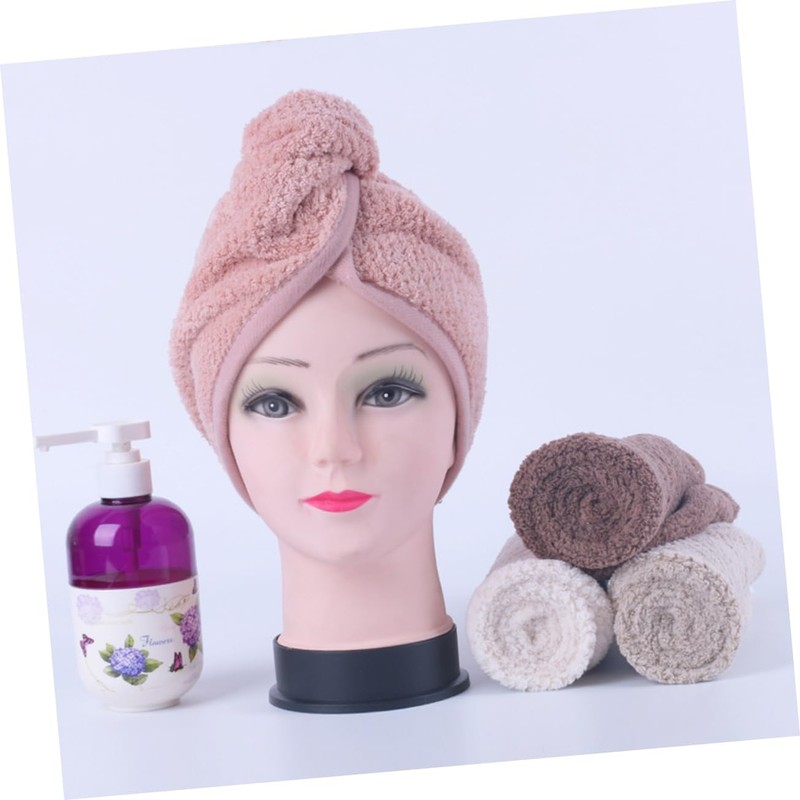 FRCOLOR 2piezas Toalla Microfibra para Cabello Gorro para Secar Alta