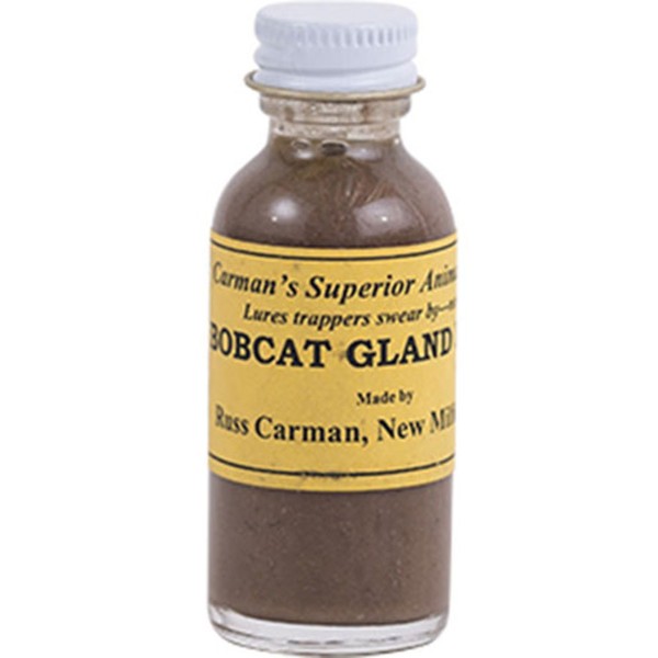 Bobcat Gland Lure by Russ Carman (1 oz. Bottle)