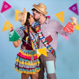 Mexican Mama to be and Papa to be Sash for Baby Shower Decorations, New Mom Dad Sashes for Taco Bout A Baby Party Supplies, Maternity Welcome Baby Sash for Mexican Final Fiesta Baby Shower Gifts