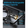 VOLISABER Headlamp Rechargeable 3000 High Lumens, 13 Mode LED 9000mAh