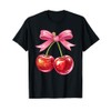 Cute Cherries | Cherry Bow | Cherry Fashion T-Shirt