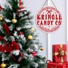 ZODGMED Candy Cane Christmas Wall Hanging Sign, Christmas Decor for