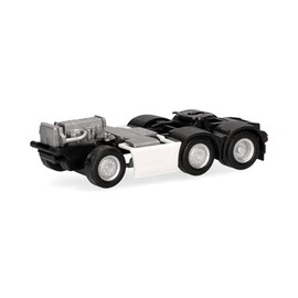 Herpa Telaio motrice con rivestimento telaio 3 assi (6x2) Iveco S-Way (2 pezzi), in scala 1:87, modello in miniatura, plastica