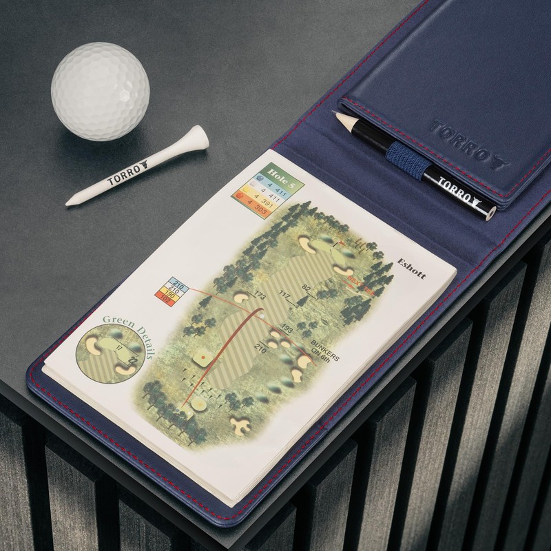 TORRO Golf Scorecard Holder and Yardage Book Cover - Genuine