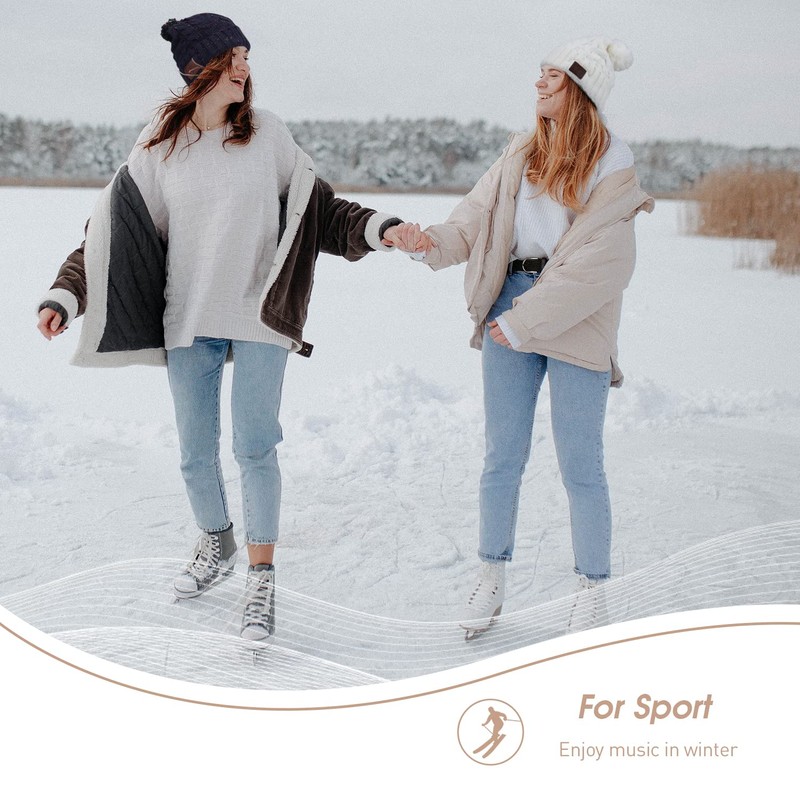 August EPA30 – Bluetooth Mütze mit Bommel – Winter Beanie