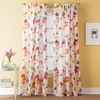 CHF Sabel Watercolor Floral Print Rod Pocket Single Curtain Panel,